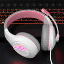 Meetion Stereo Gaming Headset White Pink Lightweight Backlit HP021 Headphones & Headsets Meetion 