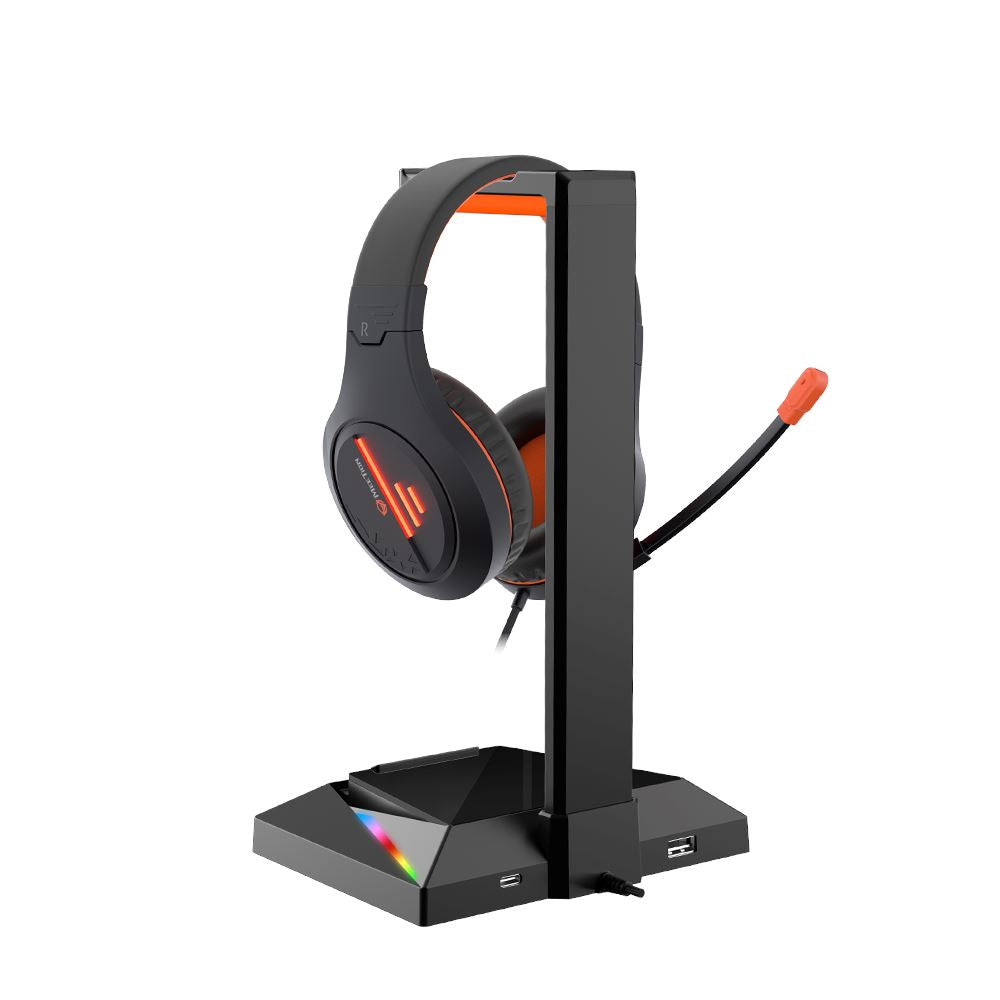 MEETION U003 RGB HEADPHONE STAND+USB HUB Headphone & Headset Accessories Meetion 