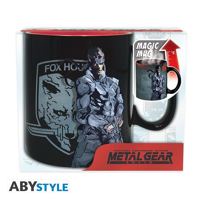 METAL GEAR SOLID Heat Change Mug Solid Snake Video Game Console Accessories ABYSTYLE 
