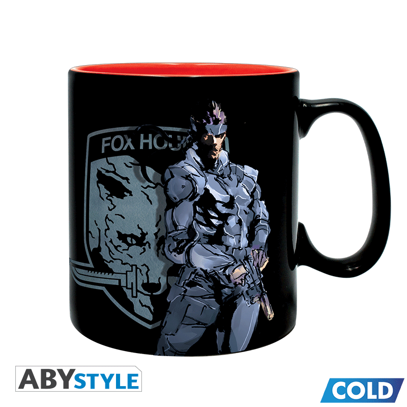 METAL GEAR SOLID Heat Change Mug Solid Snake Video Game Console Accessories ABYSTYLE 