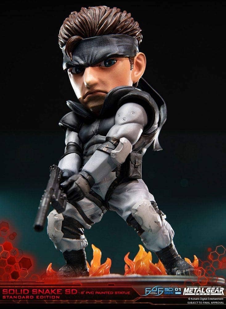 Metal Gear Solid (SD Solid Snake) PVC Home Game Console Accessories First4Figures 