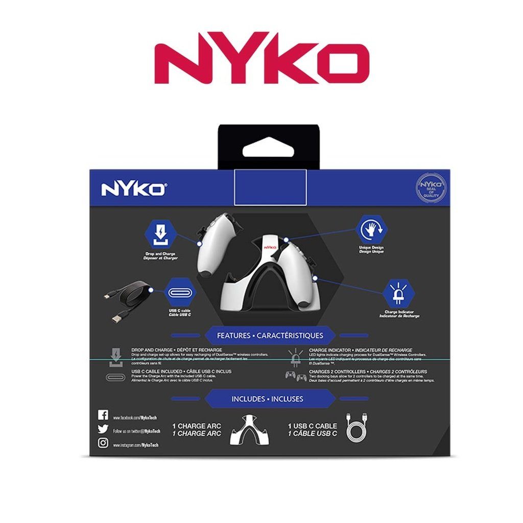 Nyko PlayStation 5 Charge Arc, , Gamestore, Retro Games