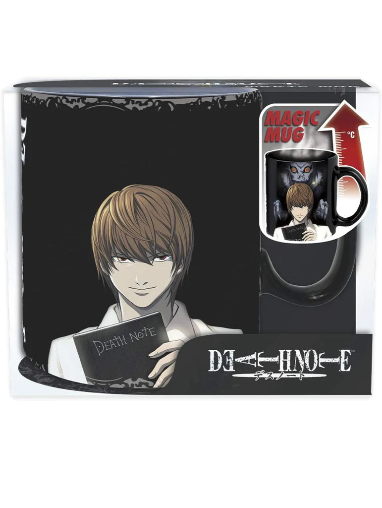 Official Anime Death Note Kira & L Magic Heat Mug (460ml) Video Game Console Accessories ABYSTYLE 