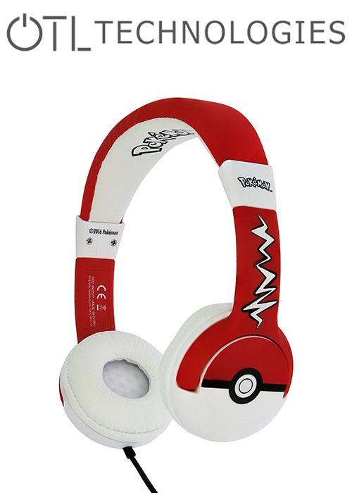 OTL Pokemon Pokeball Junior Headphones, , Gamestore, Retro Games