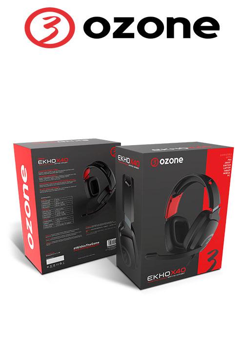 Ozone Ekho X40 Stereo Headset, , Gamestore, Retro Games