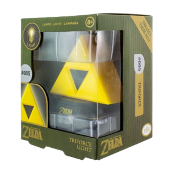 Paladone Legend of Zelda Triforce 3d Multi-Colour Light Video Game Console Accessories Paladone 