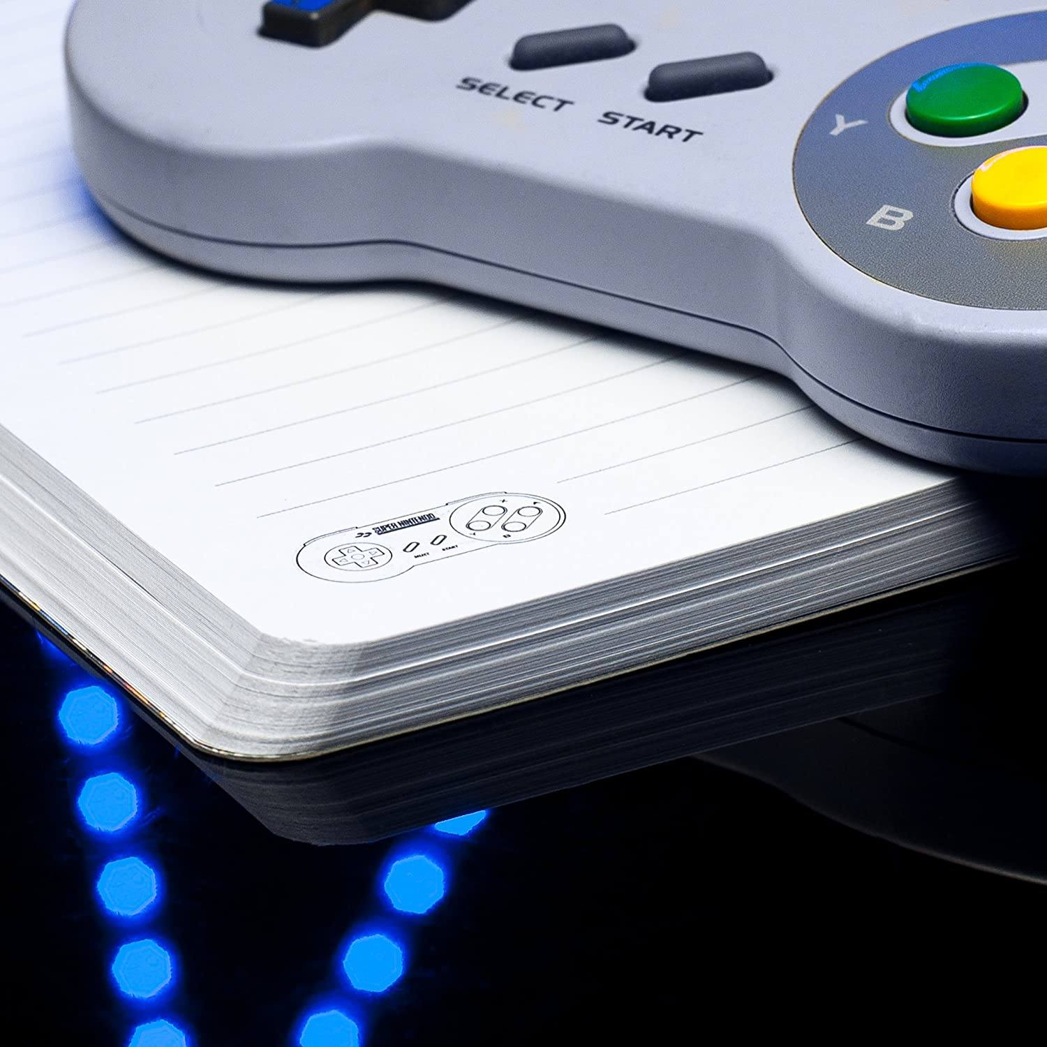 Paladone SNES Super Notebook - Soft Cover Lined Pages Video Game Console Accessories Paladone 