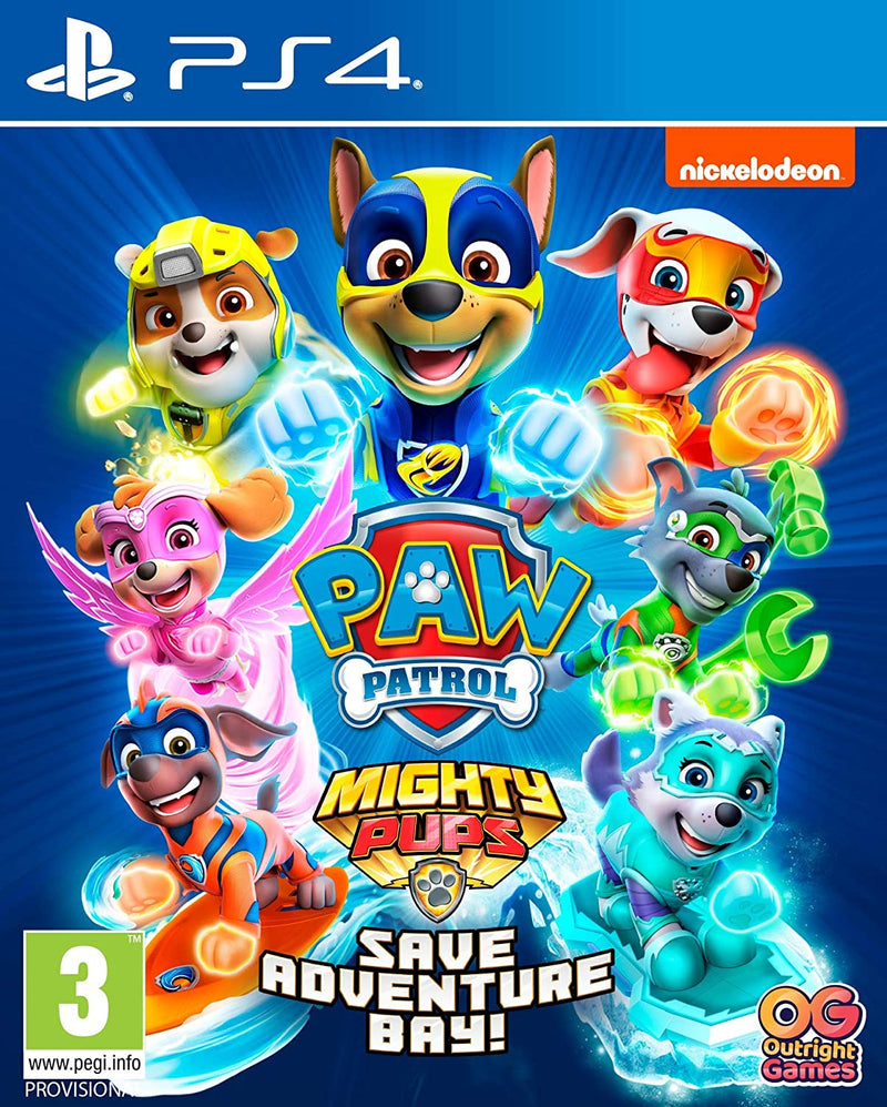 PAW Patrol Mighty Pups Save Adventure Bay! - PlayStation 4, , Rehab, Retro Games