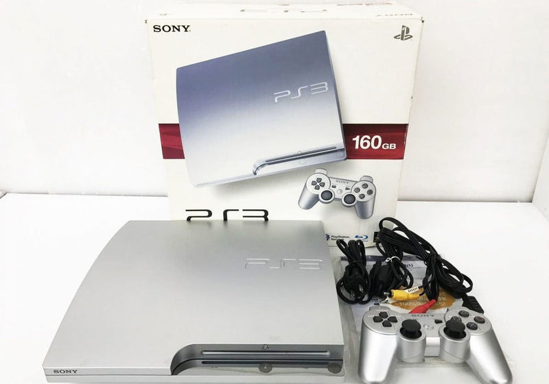 PlayStation 3 Slim Console - Sliver (Used -Like New) Video Game Consoles Sony 