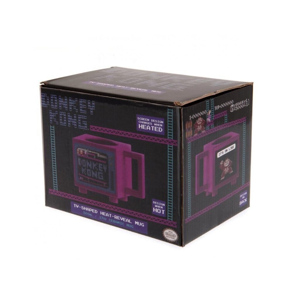 PMD HEAT REVEAL MUG: NINTENDO- DONKEY KONG (RETRO TV) Video Game Console Accessories Pyramid 