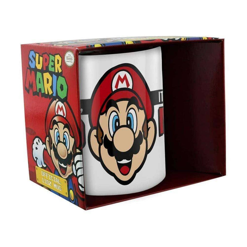 PMD MUG: NINTENDO- SUPER MARIO IT'S-A ME, MARIO Video Game Console Accessories Pyramid 