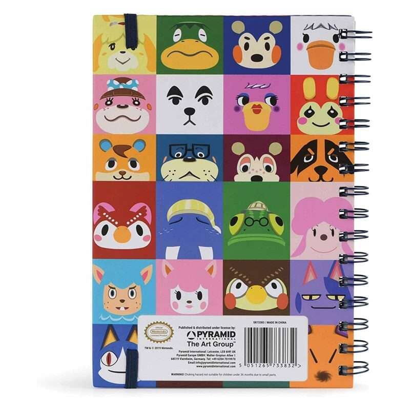 PMD NOTEBOOK: ANIMAL CROSSING- VILLAGER SQUARE Video Game Console Accessories Pyramid 