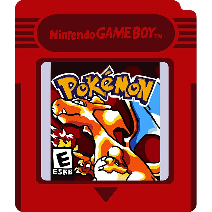 Pokemon Gameboy Color Carpet - Pokeomon Red Home Game Console Accessories Retro Games 