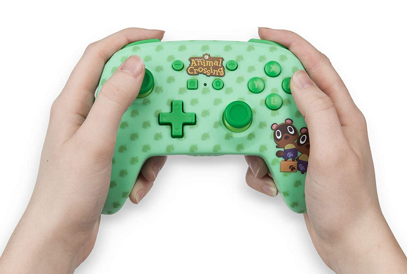 PowerA Enhanced Wireless Controller for Nintendo Switch - Animal Crossing: Timmy & Tommy Nook Game Controllers PowerA 