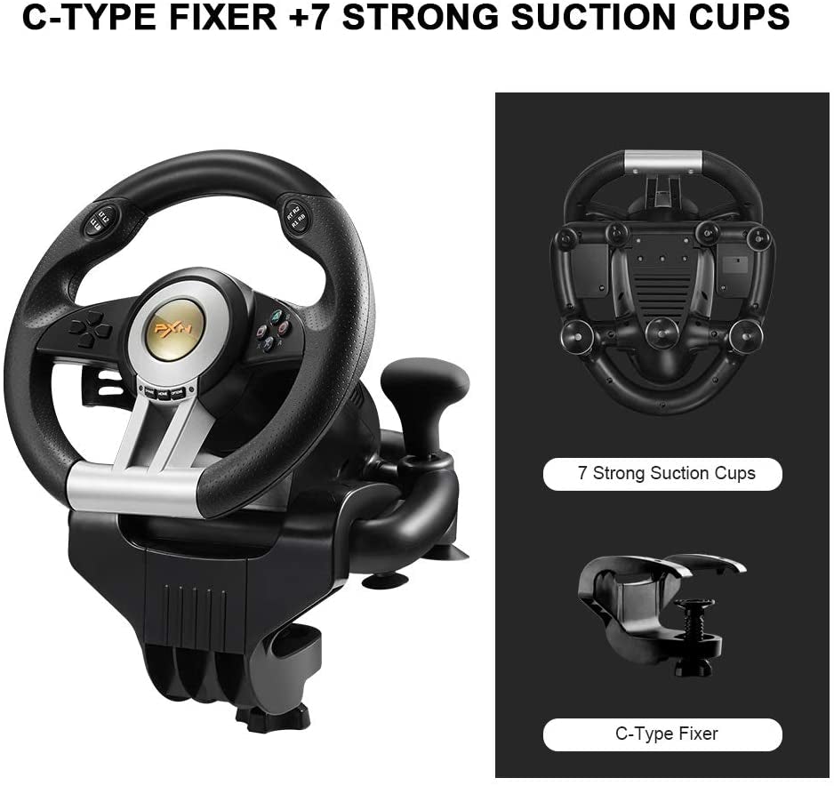 PXN V3II Racing Wheel For PlayStation, Xbox, Nintendo Switch & PC Game Racing Wheels PXN 