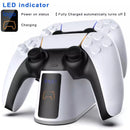 RGB LED Controllers Charging Station For PlayStation 5 Home Game Console Accessories Retro Games 
