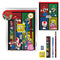 Super Mario (4 Colour) Bumper Stationery Set Home Game Console Accessories Pyramid 
