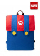 Super Mario - Mario Denim Suit Flap Backpack, , Retro Games, Retro Games