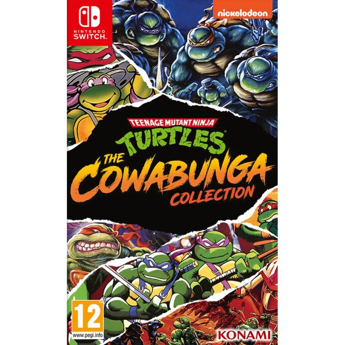 Teenage Mutant Ninja Turtles: Cowabunga Collection (R2) - Nintendo Switch Video Game Software Konami 