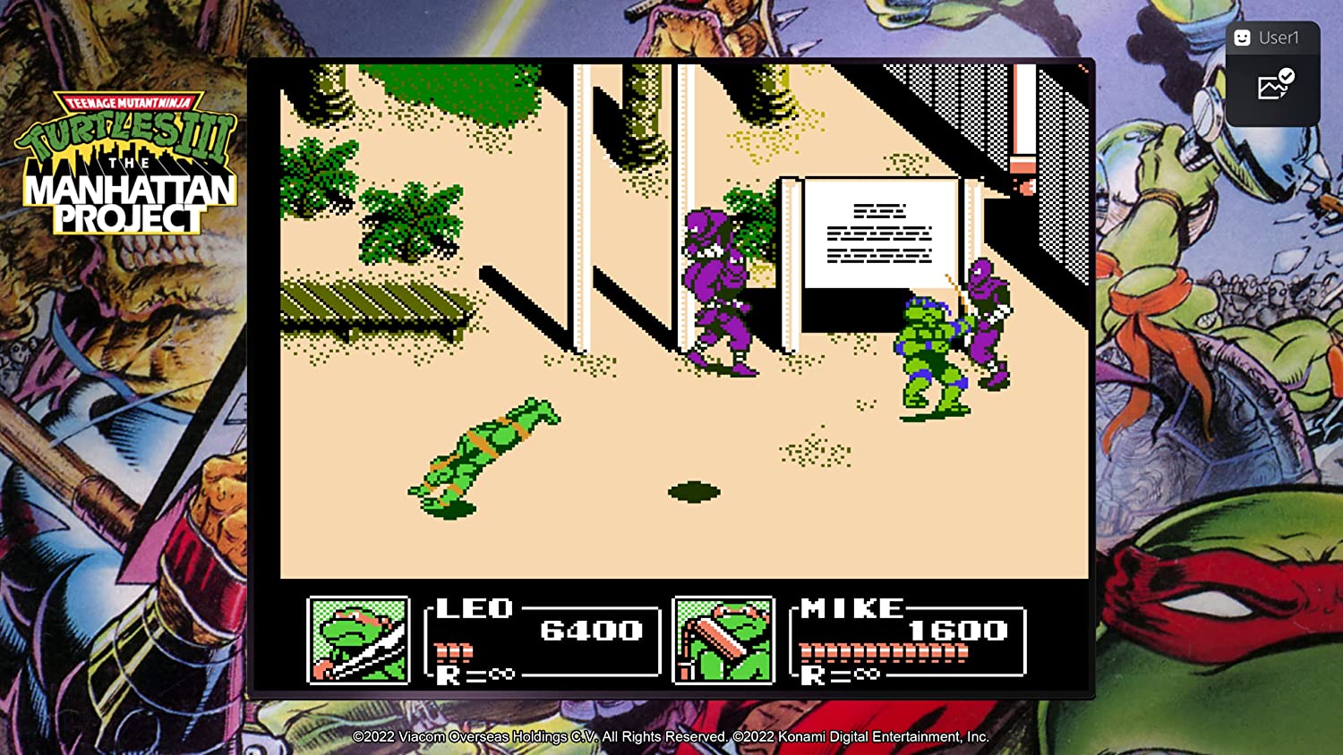 Teenage Mutant Ninja Turtles: Cowabunga Collection (R2) - Nintendo Switch Video Game Software Konami 