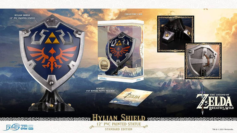 The Legend Of Zelda: Breath Of The Wild - Hylian Shield Standard PVC Home Game Console Accessories First4Figures 