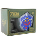 The Legend of Zelda Hylian Shield Ceramic Coffee Mug - Collectors Edition Shield Shape Cup Video Game Console Accessories Paladone 