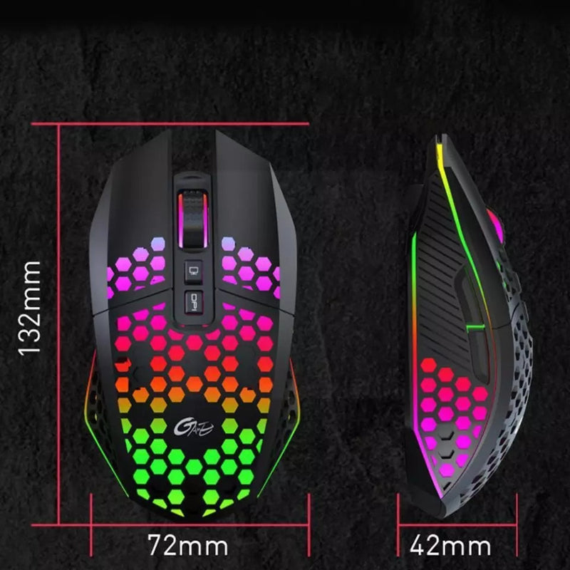 Tiger Cat X801 Wireless RGB Gaming Mouse Mice & Trackballs Retro Games 