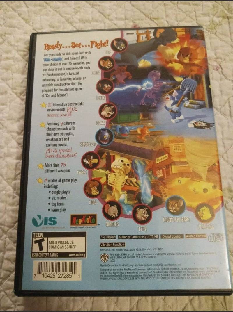 Tom & Jerry In War Of The Whiskers (R1-Used) - PlayStation 2, , Retro Games, Retro Games