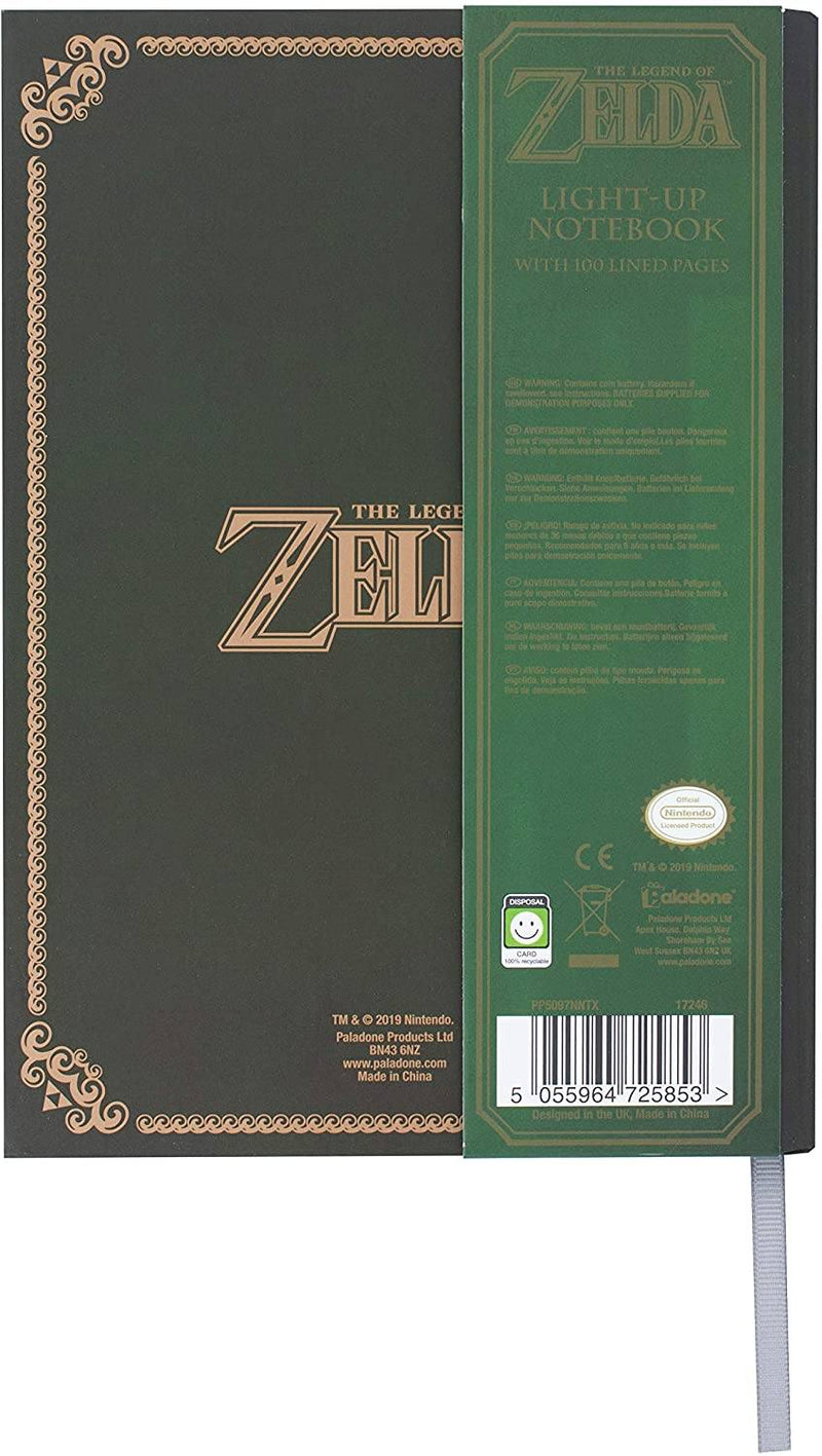 Triforce Light Up Notebook - Legend of Zelda Merchandise, , q8complex, Retro Games