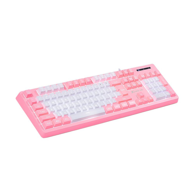 XTRIKE ME KB-706K Backlit Gaming Keyboard English - Pink Keyboards Xtrike Me 