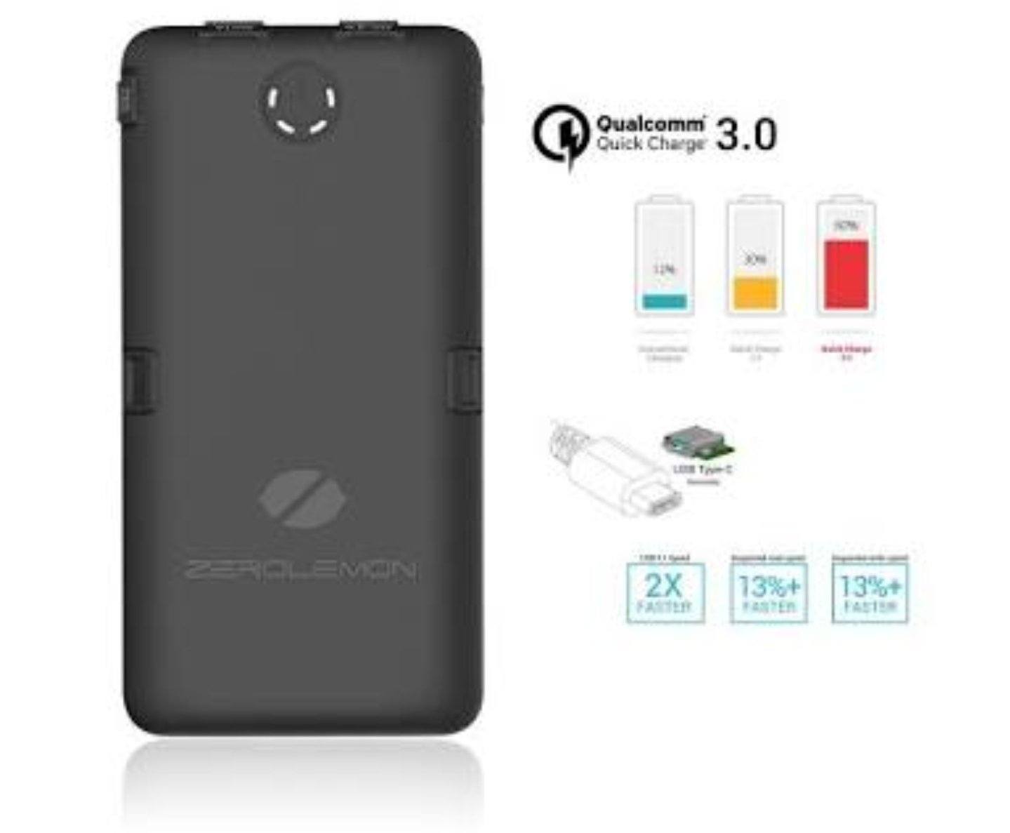 Zerolemon 30,000mah Power Bank Retro Games